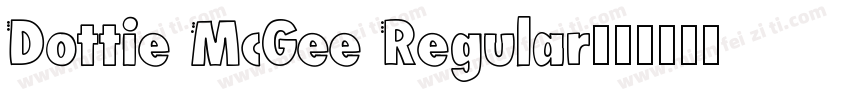 Dottie McGee Regular字体转换
